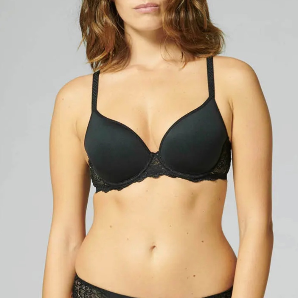 NWT Simone Perele Black Caresse Bra